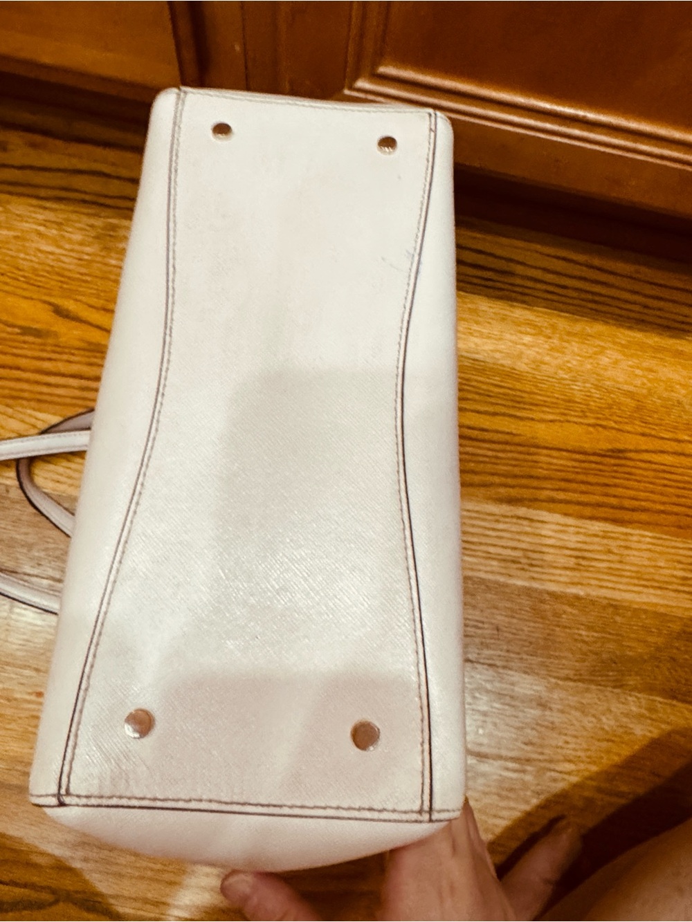 kate spade Pale Pink Saffiano Leather Tote - Picture 4 of 12